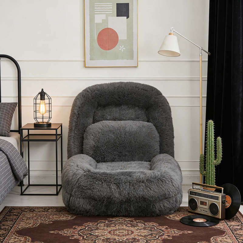 Adjustable Convertible Human Dog Bed,Lazy Sofa, Dark Gray