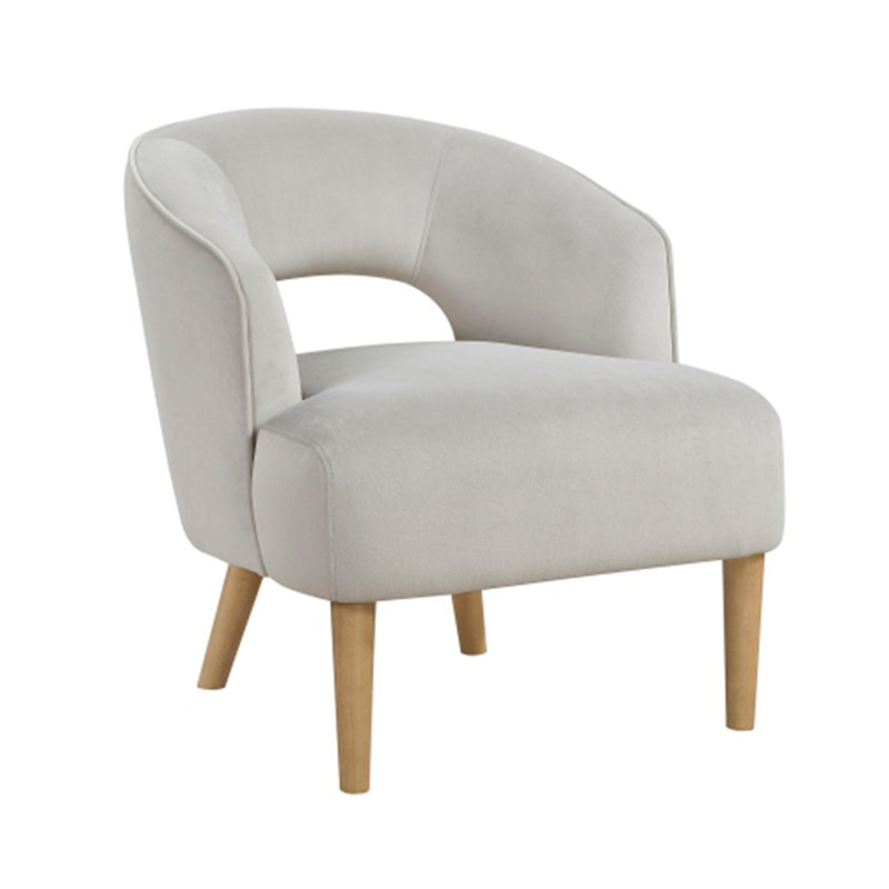 Fauteuil d'appoint Luxury Home, Gris