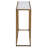 Wells 48.0'' Marble Top Console Table