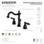 Robinet de salle de bain espacé Kingston-13653279