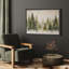 «Snowy Pine Forest Tranquil Winter Landscape Nature Decor», reproduction d'art sur toile encadrée-120419727-120419729