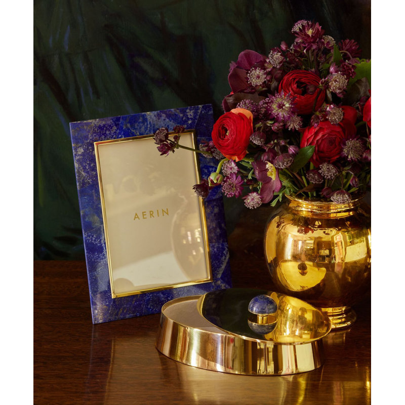 Handmade Brass/Lapis Decorative Box