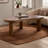 Wabi-sabi all solid wood shaped coffee table-800312083