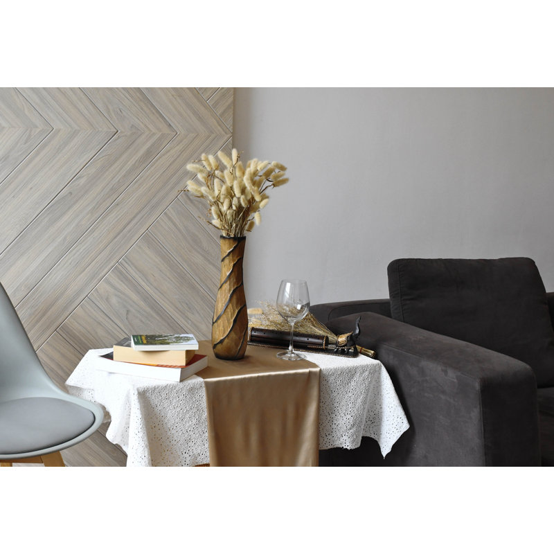 Athanasia Handmade Wood Table Vase