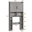 Armoire de rangement au-dessus de la toilette-114397470