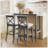 Djuna 2 - Person Four Leg Dining Set-520129249
