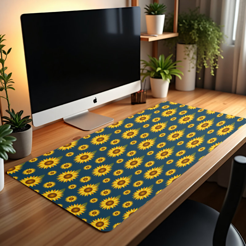 Polyester Desk Pad, 31.5x15.5