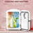 4L Skincare Mini Fridge - Cooler & Warmer, 6-Can Capacity, Round View Window + Removable Shelf, White For Dorm/Bedroom-123707503
