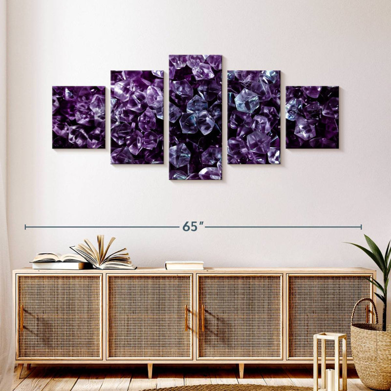 Purple Plastic, 24" H x 55" W