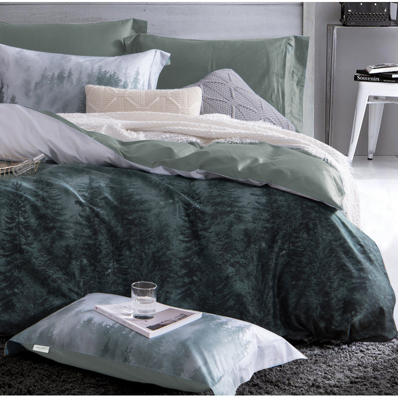 Floral Duvet Cover, King/Cal. King Duvet Cover + 2 Shams