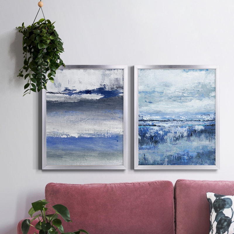 Impression de cadre photo sur papier, Toile avec cadre argenté, Pas de tapis