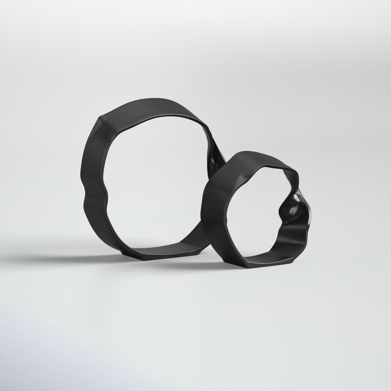 Harlow 2-Piece Sculpture, Black