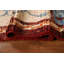 Tapis unique en laine rouge 7 pi 0 po x 9 pi 8 po One Age of a Kind Kind
