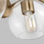 Éclairage pour salle de bain 3 lumières en acier avec abat-jour en verre 26,5 po Childerley-229822780-229822783