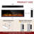 Recessed And Wall Mounted Electric Fireplace-808750186