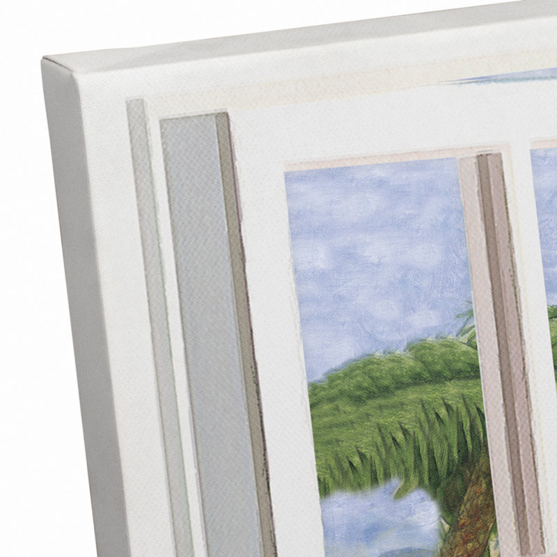 Art sur toile pour fenêtre dinosaure Mccasland, H 20 po x l 30 po x P 1,25 po