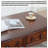 Carved mahogany coffee table