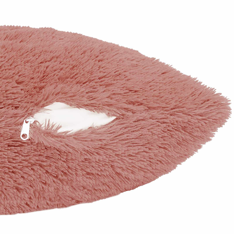 Taupe Cushion Cover, Rectangle 40cmH x 145cmW, Pink