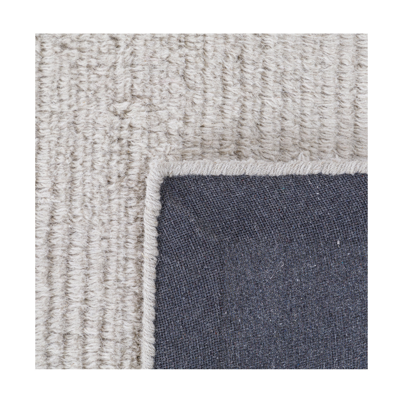 Danberry Hand Tufted Wool Light Gray Rug, Rectangle 8' x 10'