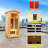 Outdoor/Indoor Sauna for One Person with Far Infrared-107962510