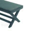 Banc rembourré en velours Abigail Mid-Century-119716956