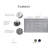 Bruning 72" Carrara Engineered Marble Countertop Bath Vanity with Mirror-1591916465