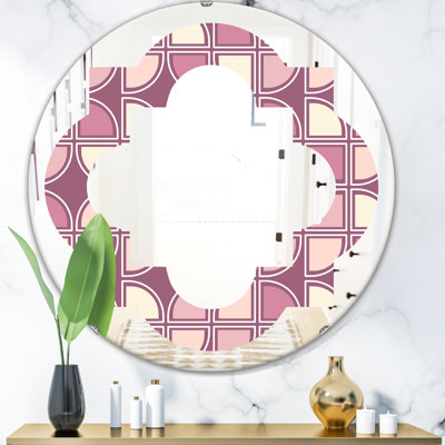 Miroir mural Desing Quatrefoil Eclectic