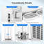 9.6 Gallon 110V 250W 2 Tanks Stainless Steel Beverage Dispenser  With Thermostat Controller