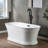 Cove 1 Handle Bathroom Freestanding Tub Filler with Diverter-54499363