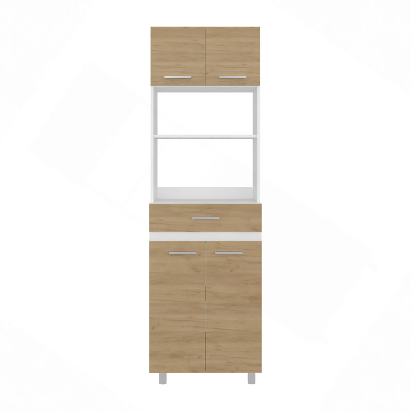Unité de rangement de cuisine sur pied Pantry Cabinet pour la nourriture, la vaisselle ou les appareils électroménagers