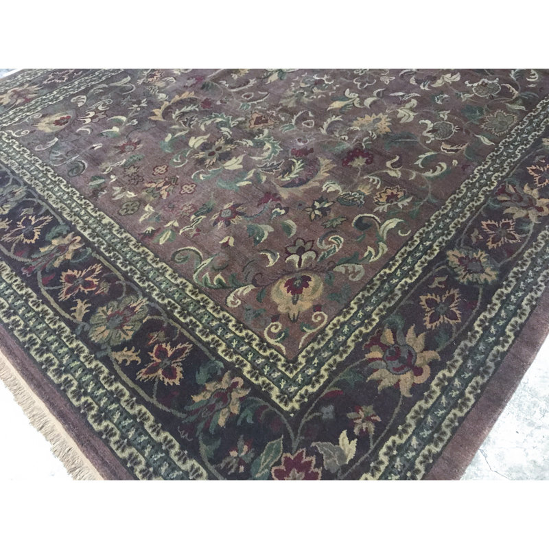 Tapis rouille de haute qualité noué à la main