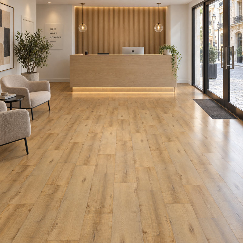 Planches de vinyle Blues SPC - 48 po x 12 po - chêne royal