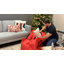 Sac de rangement matelassé rouge pour Noël-122897664