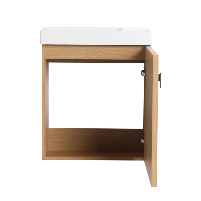 Meuble-lavabo 18,5 po avec lavabo en résine
