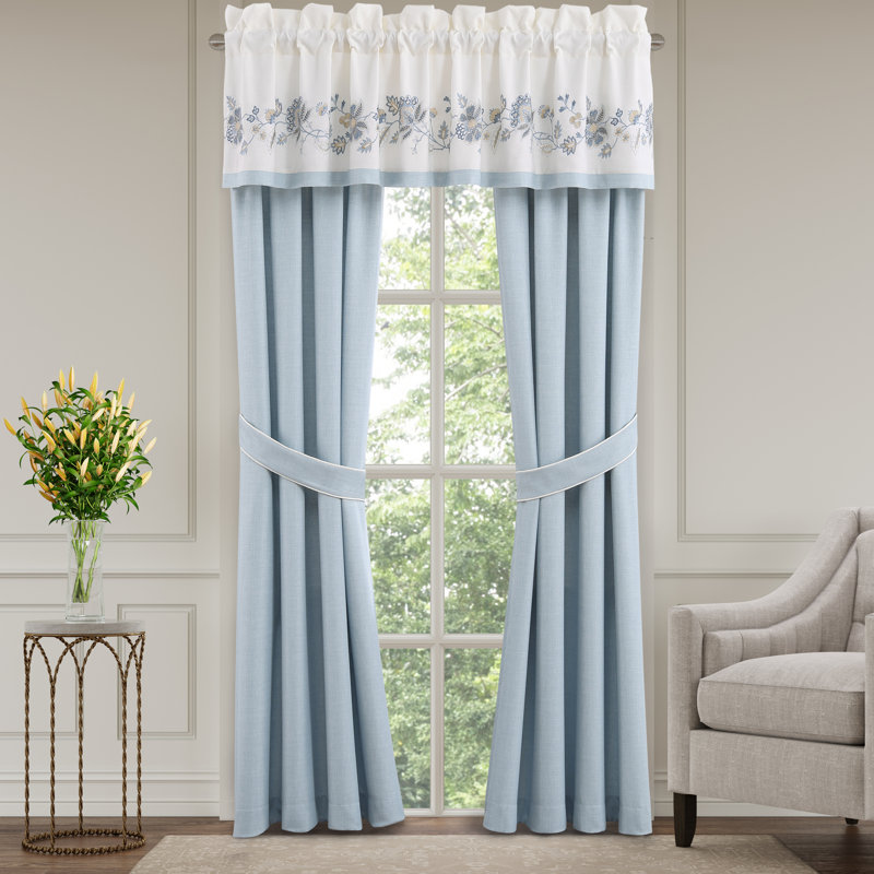 Paire de panneaux de fenêtre Garden Bloom, L 50 po x L 84 po