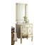 Ensemble de meuble-lavabo de salle de bain simple avec miroir 32 po Fussell