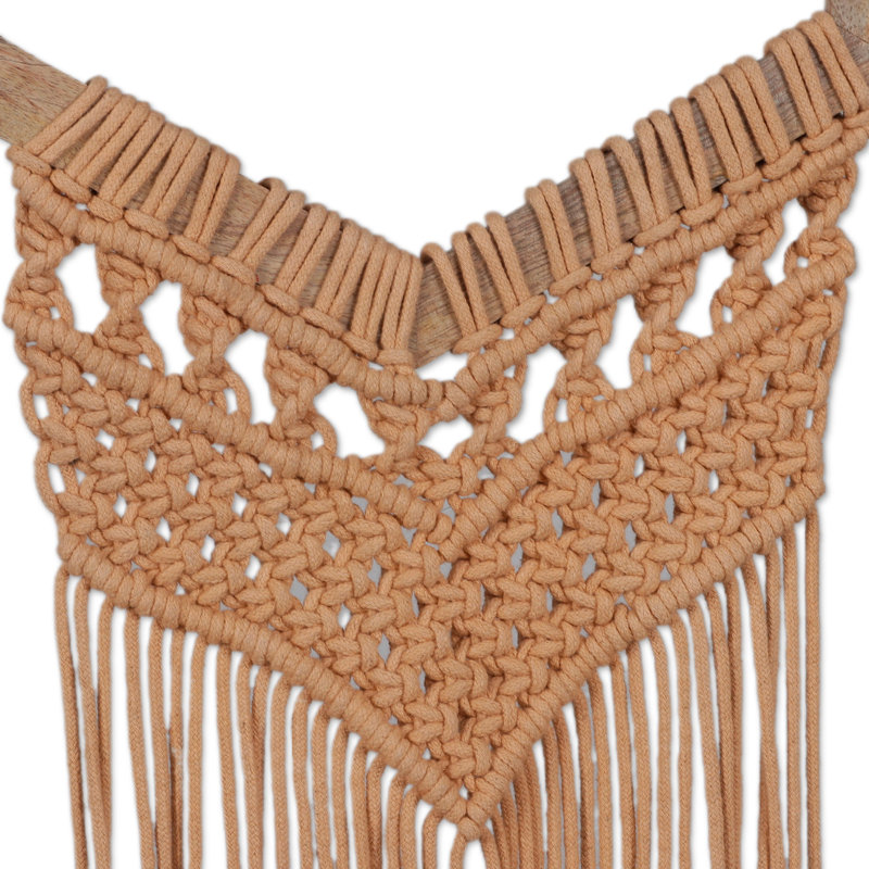Hand Woven Wood Wall Hanging