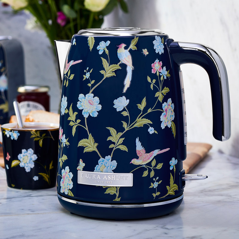 VQ Laura Ashley Jug Kettle, Navy