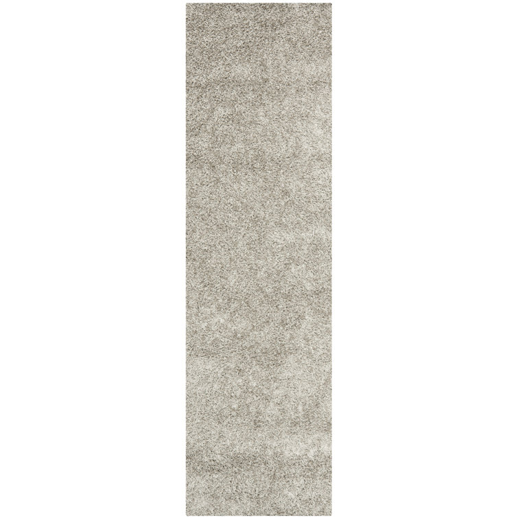 Assar Handmade Tufted Silver Area Rug