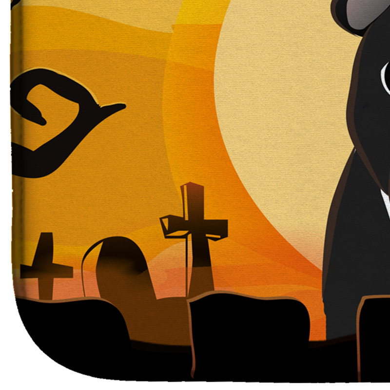 Tapis de séchage bouledogue français halloween