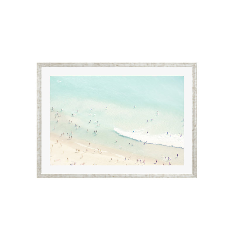 Tully "Beach Summer Love II" Print, No, White Floater Framed, 20" H x 30" W x 2" D