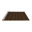 Tapis 100% à motifs lavables à la machine 2989 WSHPAT3736BRN-68363086