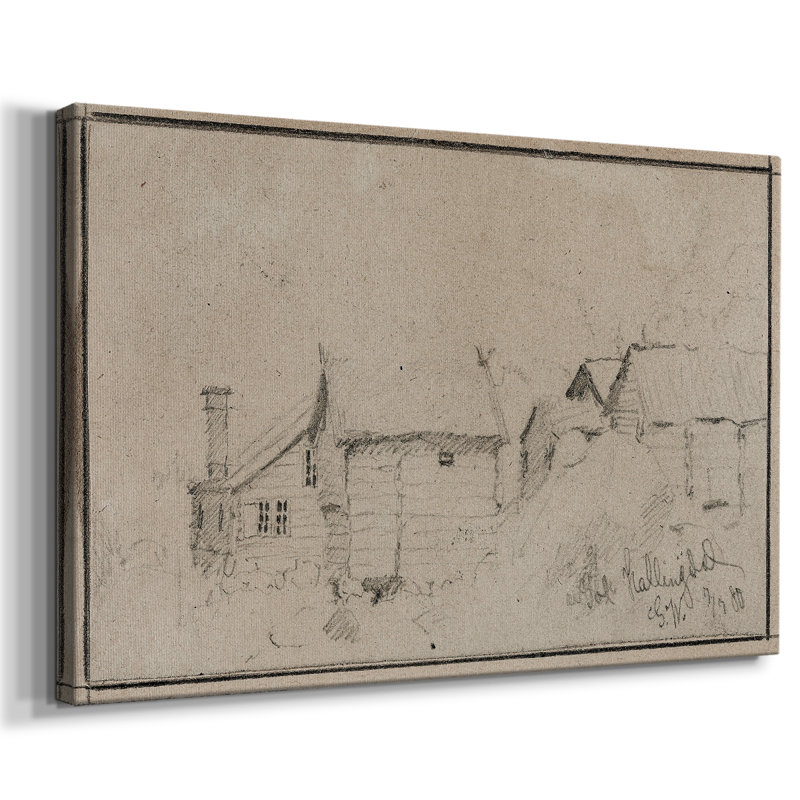 Croquis rétro - LX III, reproduction d'art sur toile, H 9 po x l 13 po