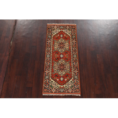 Tapis oriental en laine fait à la main Heriz Serapi 3 x 6
