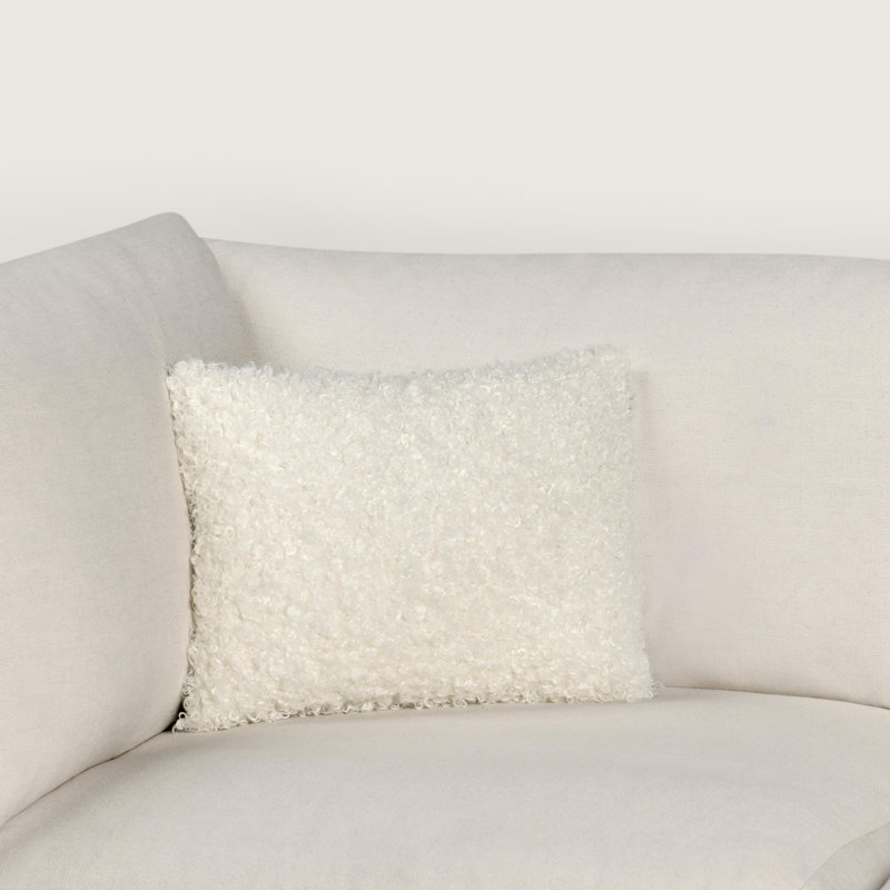 Carters 12x16 Fabric Ivory Throw Pillow, 12"H x 16"W