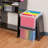 Versatile Clear Organizing Storage File Box w/ Lid