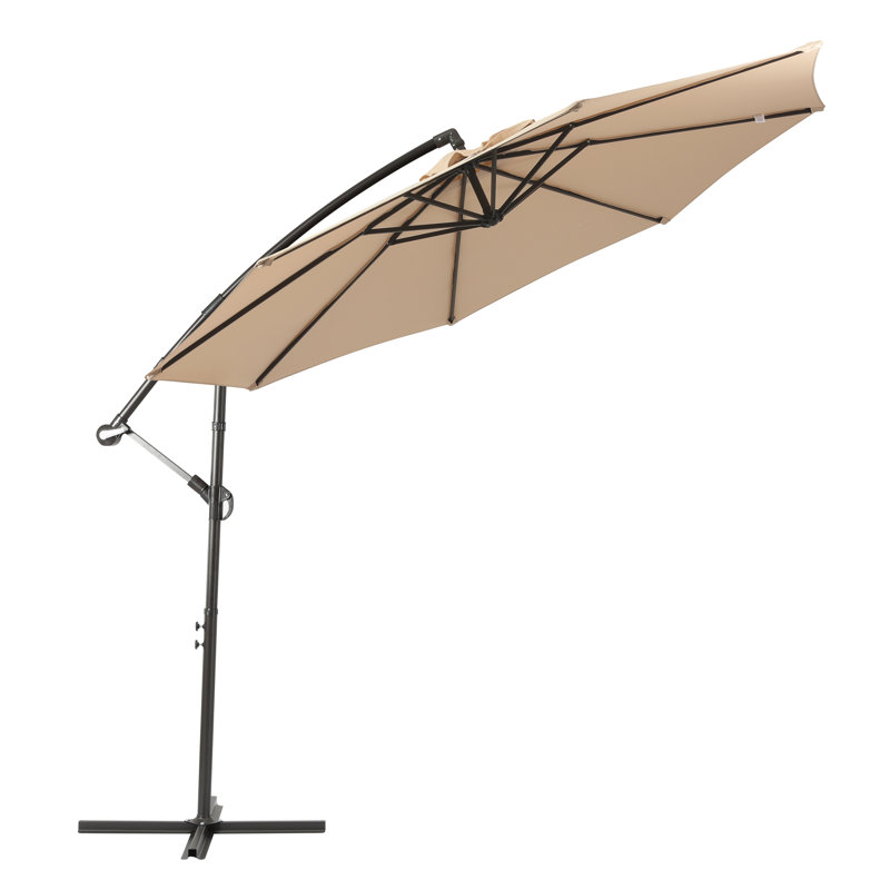 Parasol déporté de 10 pi Hartt, Beige