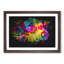 Multi-Coloured Rainbow Roses - Picture Frame Graphic Art Print-56862267-56862270