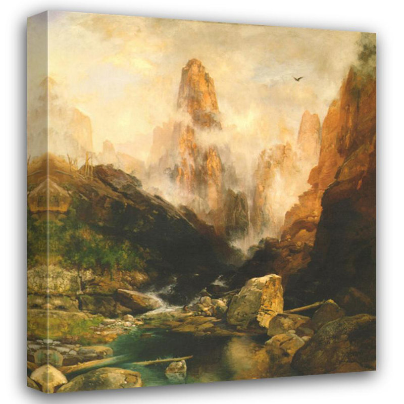 Brume dans le canyon de Kanab, Utah, 1892, H 33 po x l 28 po