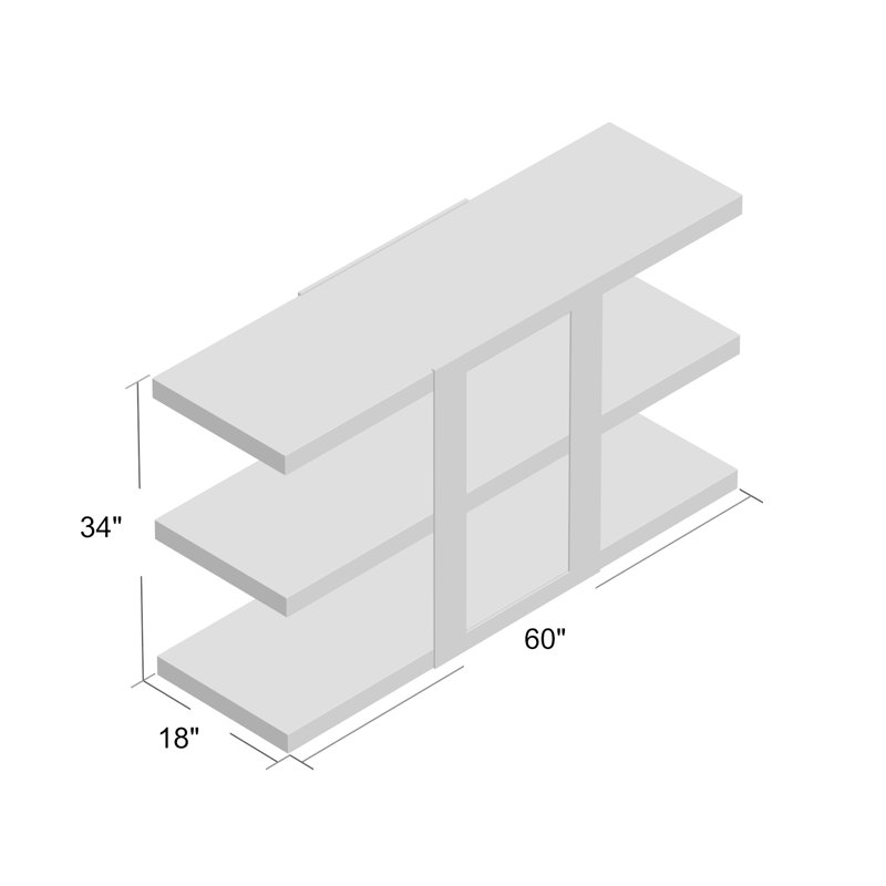Composition 60'' Console Table
